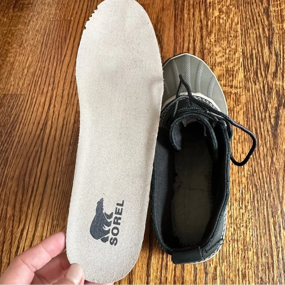 Sorel Out And About Black Duck Waterproof Ankle boots